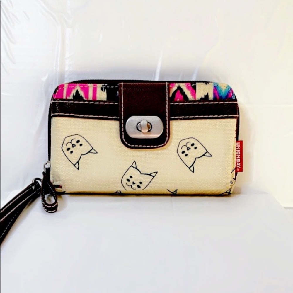 NWOT UNION BAY CAT 🐈‍⬛ ZIP AROUND WRISTLET WALLET